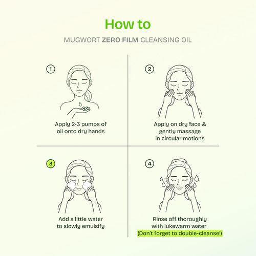 Orien Mugwort Zero Film Temizleme Yağı (200 ml) - Görsel 8